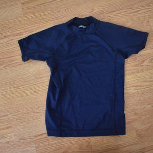 EUC Lands End Toddler Boy Navy Blue Rash guard